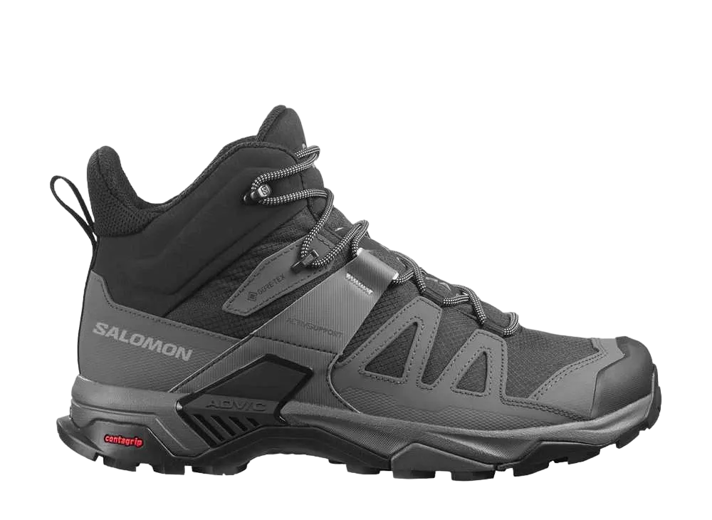 Salomon X Ultra 4 Mid Wide GORE-TEX "Black/Magnet/Pearl Blue"