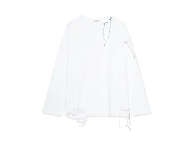 DISCOVERED LOOPING DAMAGE SWEAT "WHITE"