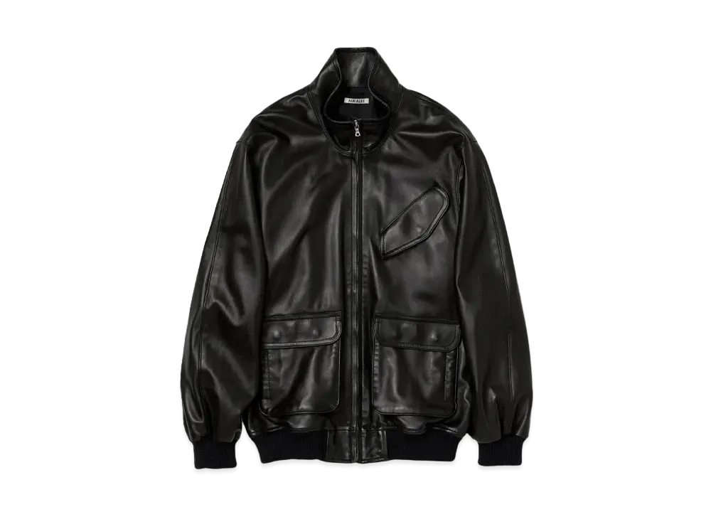 AURALEE Lamb Leather Zip Blouson 