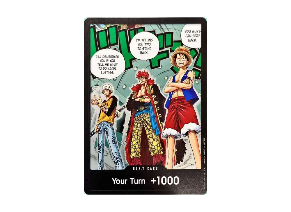 ドン!!カード : お前ら下がってていいぞ 【英語版】(ブースターパック「500年後の未来」)