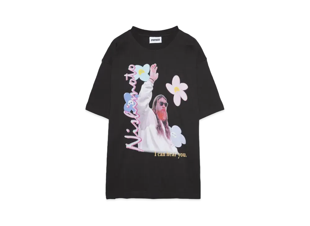 NISHIMOTO IS THE MOUTH HELLO S/S TEE "BLACK"