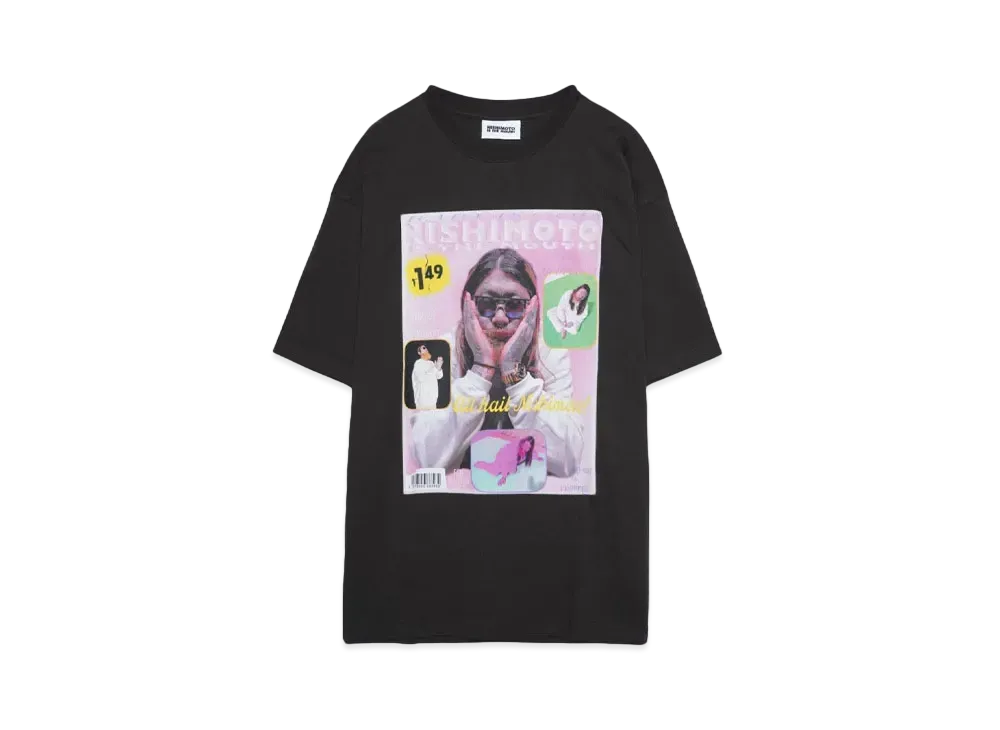 NISHIMOTO IS THE MOUTH MAGAZINE S/S TEE "BLACK"