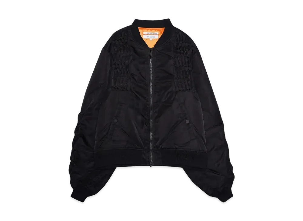 F/CE FOLDING PLEATS FLIGHT JK "BLACK"