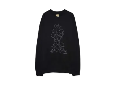 High Scream Center BUTTON BADGES ver2 SWEAT SHIRT "BLACK"