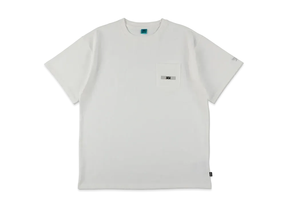 WIND AND SEA Reebok x atmos S/S Pocket Tee "White"