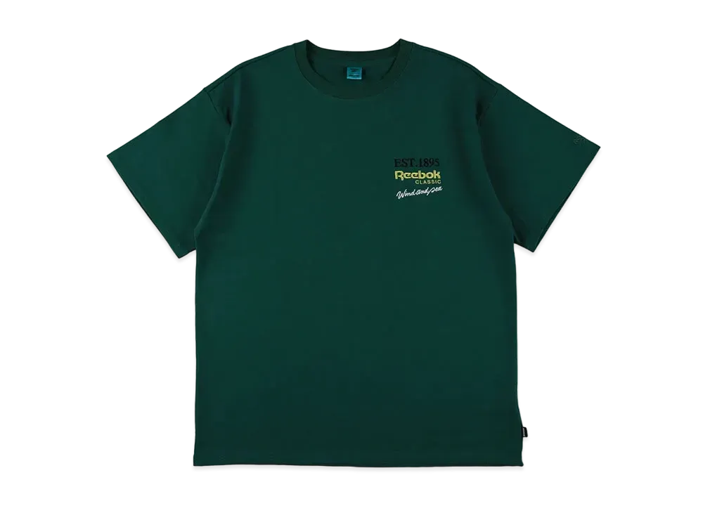 WIND AND SEA Reebok x atmos Logo S/S Tee "Green"