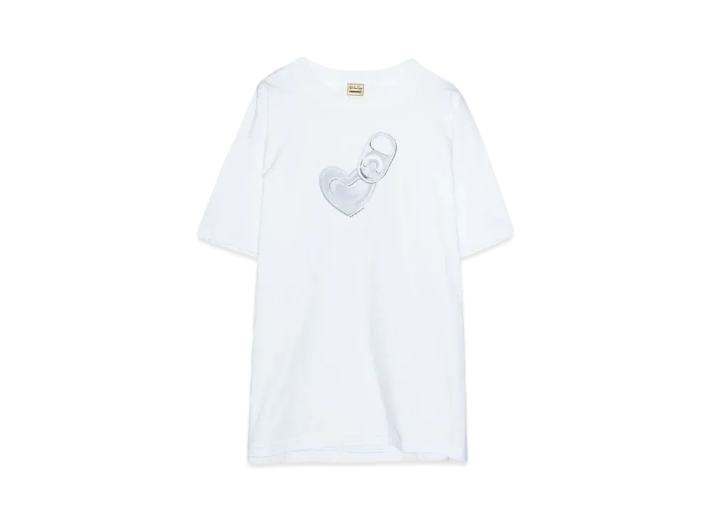 High Scream Center PULL-LOVE-TAB TEE "WHITE"