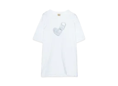 High Scream Center PULL-LOVE-TAB TEE "WHITE"