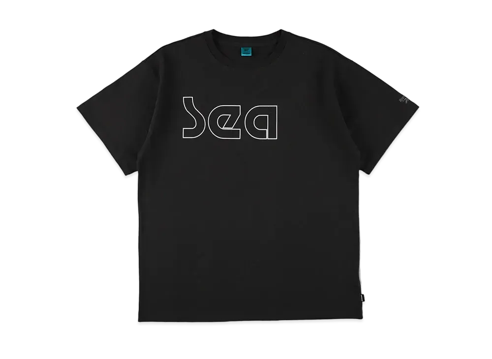 WIND AND SEA Reebok x atmos Sea Logo S/S Tee "Black"