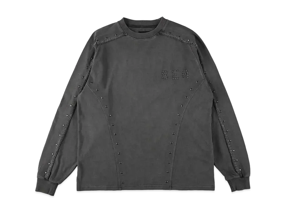 WIND AND SEA Sulfer Acid Studs C-off L/S Top "Chacoal"