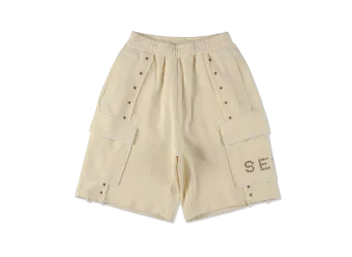 WIND AND SEA Sulfer Acid Studs Sweat Short "Ecru"