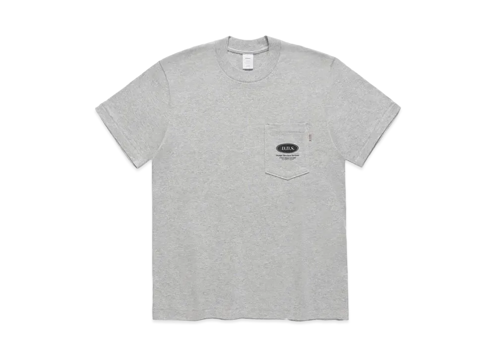 JJJJound J90 DDS T-Shirt Pocket "Light Grey Mix"