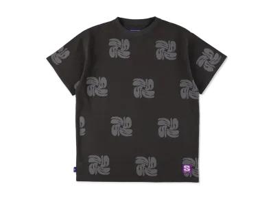 WIND AND SEA Pattern (Fluffy) S/S Tee "Chacoal"