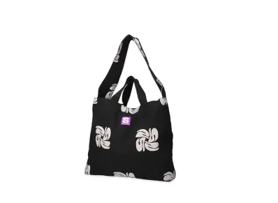 WIND AND SEA Big Canvas (Pattern) Shoulder Bag "Black"