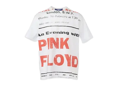 JUNYA WATANABE MAN PINK FOLD Print Tee "White"