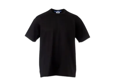 JUNYA WATANABE MAN High-density cotton jersey plain T-shirt "Black"