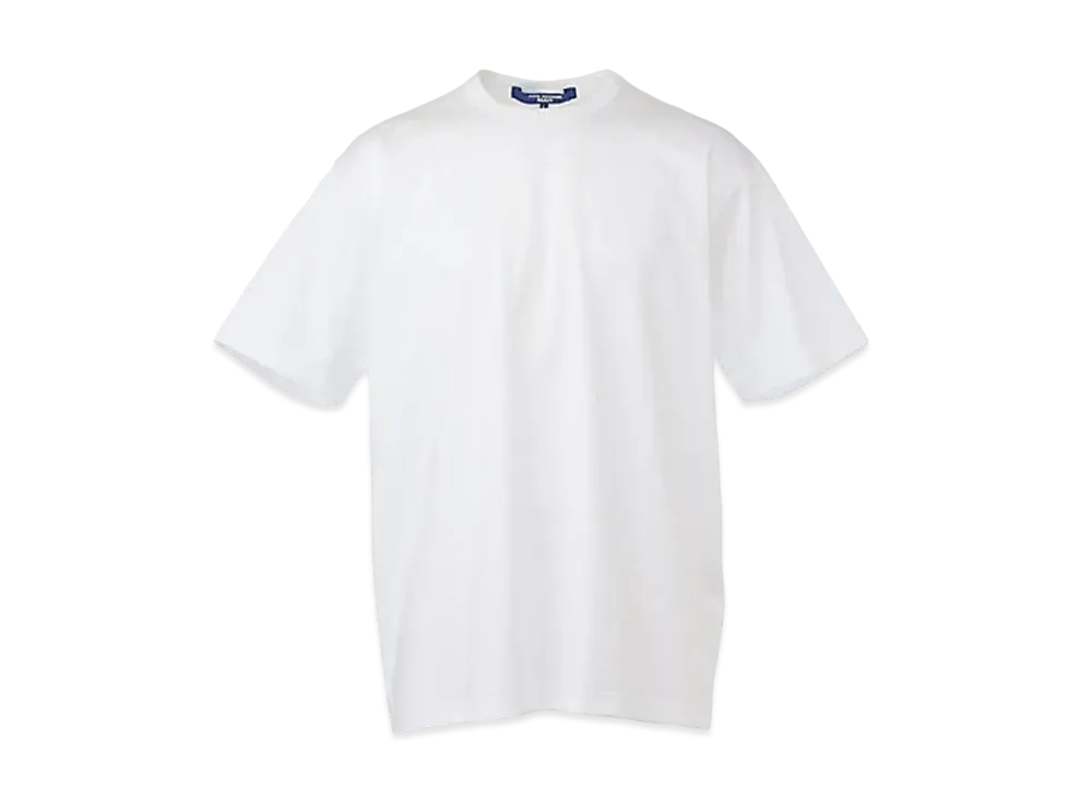 JUNYA WATANABE MAN High-density cotton jersey plain T-shirt "White"