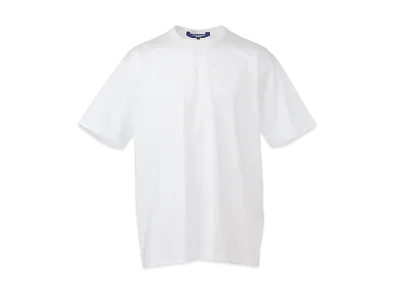 JUNYA WATANABE MAN High-density cotton jersey plain T-shirt "White"