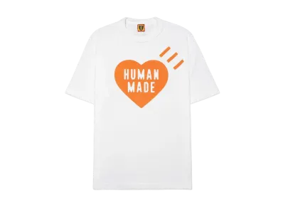 HUMAN MADE Heart T-Shirt Shibuya Parco Store Limited "White/Orange"