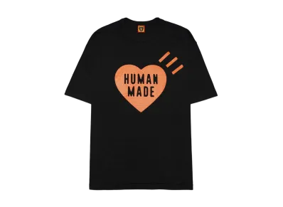 HUMAN MADE Heart T-Shirt Shibuya Parco Store Limited "Black/Orange"