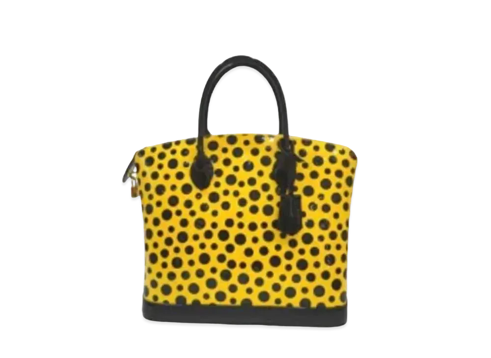 Louis Vuitton x Yayoi Kusama Lock It MM Monogram Vernis Dot Infinity "Jaune"