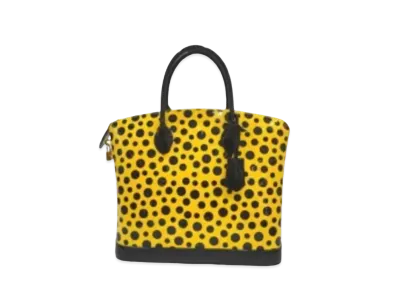 Louis Vuitton x Yayoi Kusama Lock It MM Monogram Vernis Dot Infinity "Jaune"