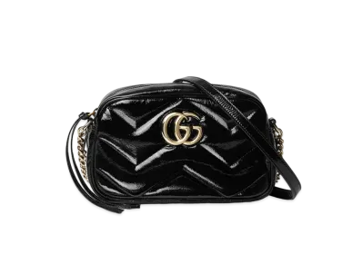 GUCCI GG Marmont Small Shoulder Bag "Black"