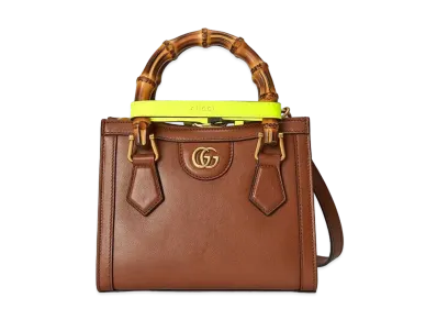 GUCCI Diana Mini Tote Bag "Brown"