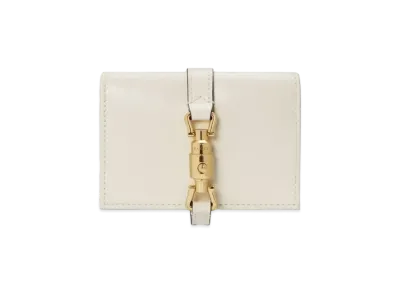 GUCCI Jackie 1961 Card Case Wallet "White"