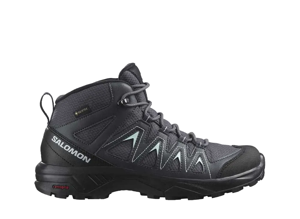 salomon Women's X Braze Mid GORE-TEX "Ebony/India Ink/Bleached Aqua"