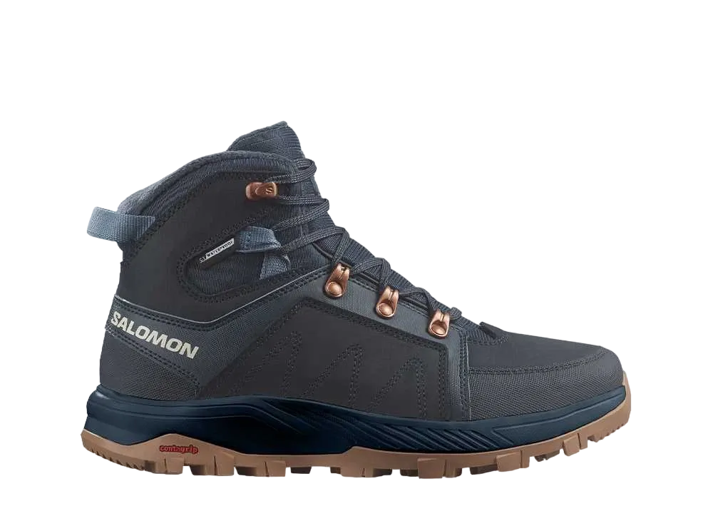 salomon Women's Outchill Thinsulate Climasalomon "Carbon/Bering Sea"