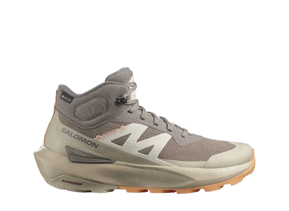 salomon Women's Elixir Activ Mid GORE-TEX "Falcon/White Pepper/Papaya"