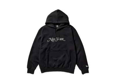 NEW ERA New York Magazine Fleece Oversized Sweat Pullover Hoodie "Black"