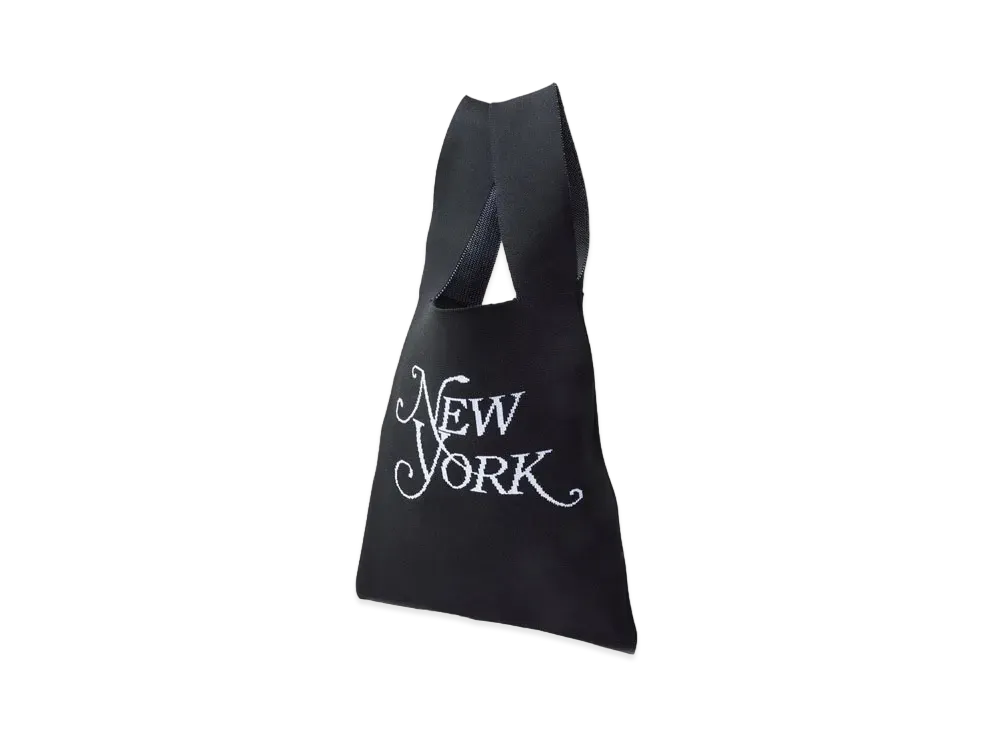 NEW ERA New York Magazine Knit Tote Bag "Black"