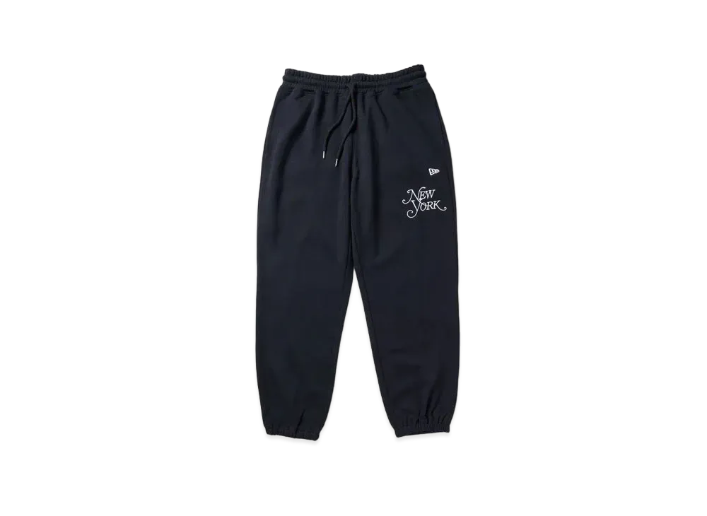 NEW ERA New York Magazine Fleece Oversized Sweat Pants "Black"