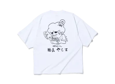 NEW ERA x Menki Yasima Short Sleeve Oversized Cotton T-shirt Santa Inoue "White"