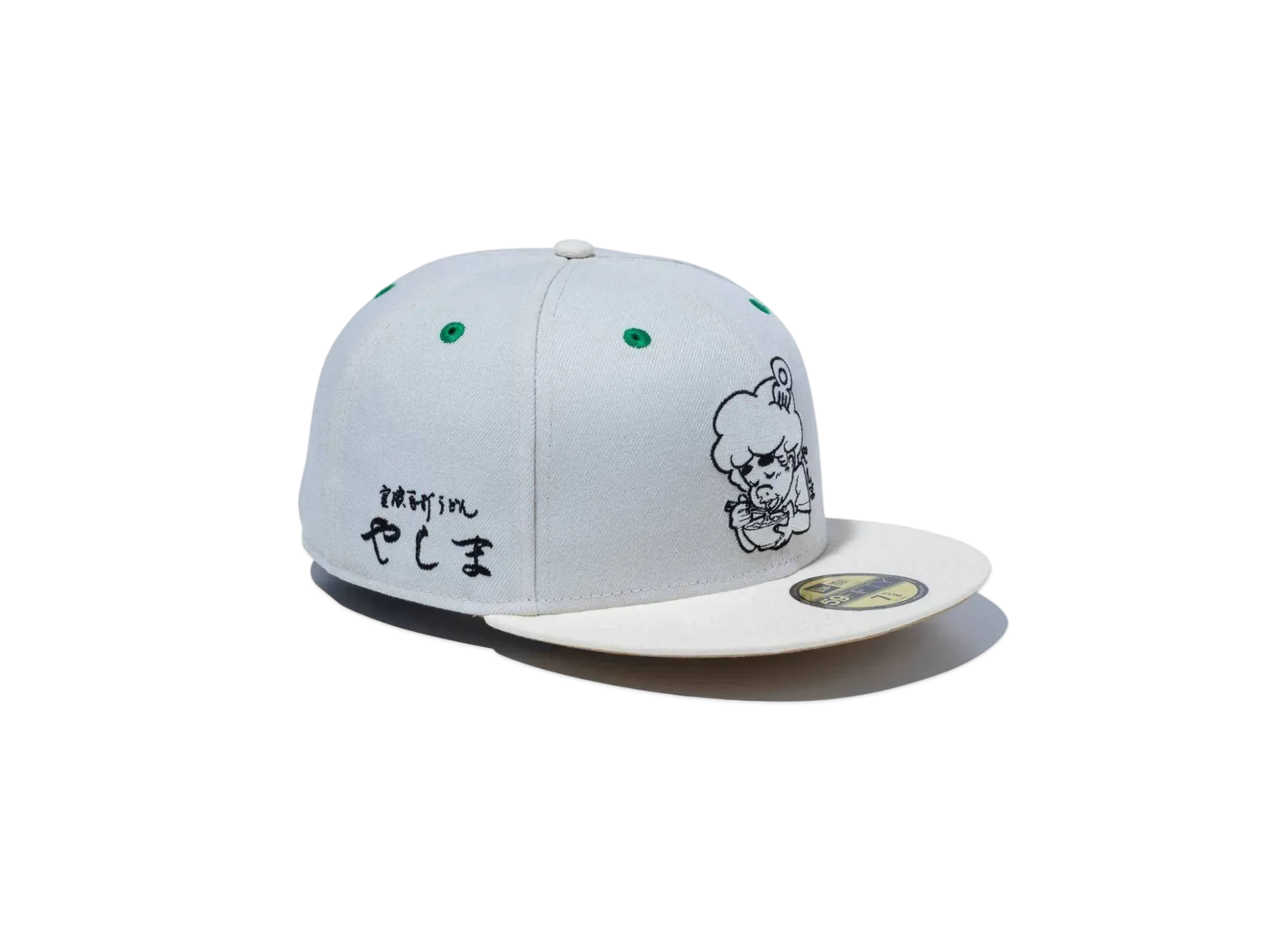 NEW ERA x Menki Yasima 59Fifty Santa Inoue "Chrome/Ivory"