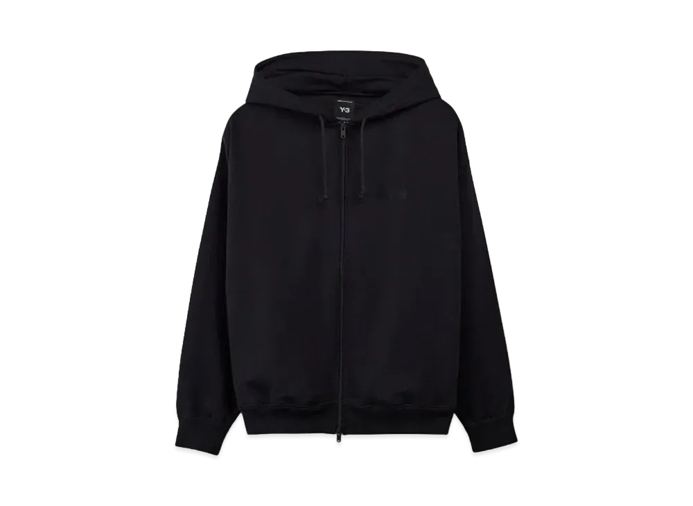 Y-3 Brushed Terry Zip Hoodie "Black"