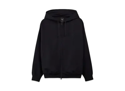 Y-3 Brushed Terry Zip Hoodie "Black"