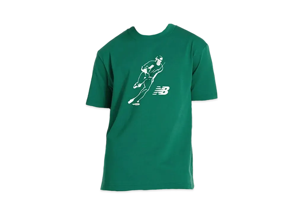 New Balance x Shohei Ohtani Heavyweight Cotton Short Sleeve T-Shirt "Marsh Green"