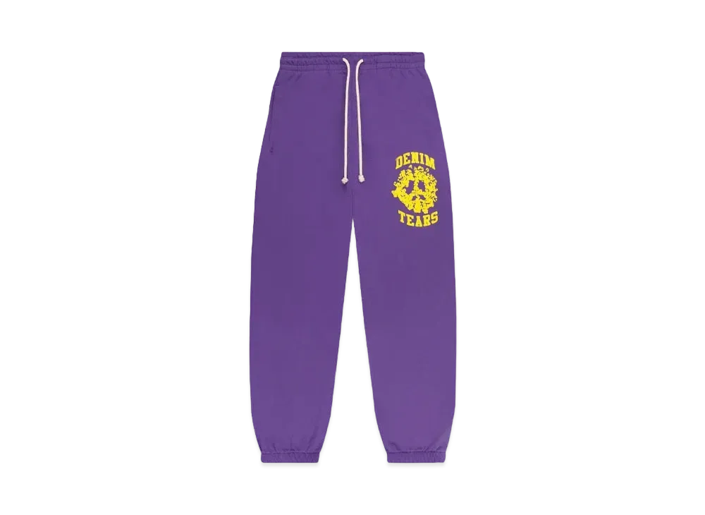 DENIM TEARS Denim University Sweat Pants "Purple"
