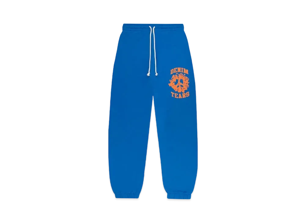 DENIM TEARS Denim University Sweat Pants "Royal Blue"