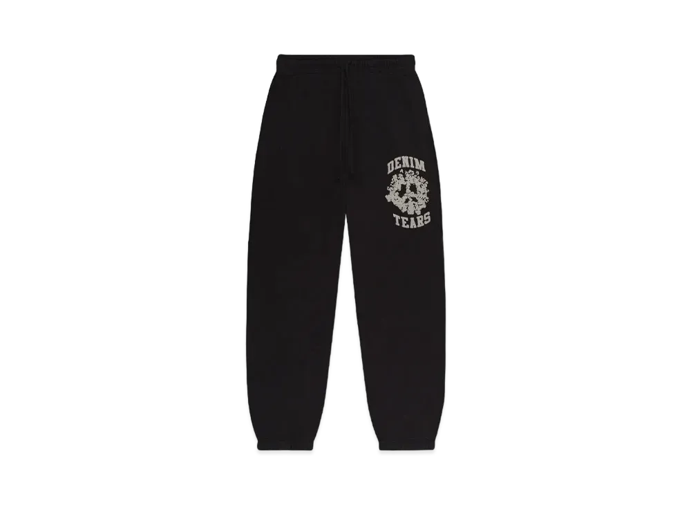 DENIM TEARS Denim University Sweat Pants "Black"