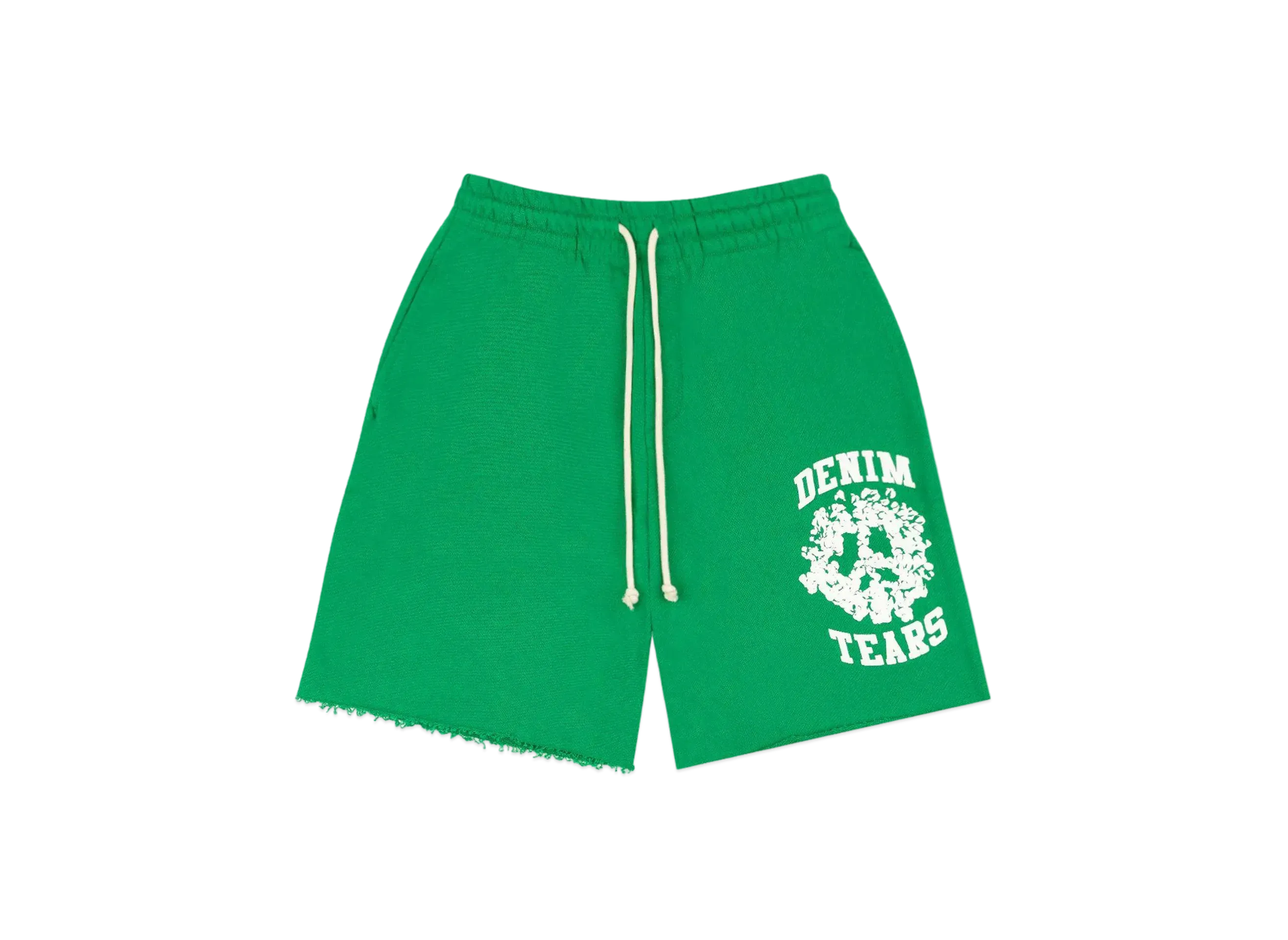 DENIM TEARS Denim University Sweat Shorts "Green"