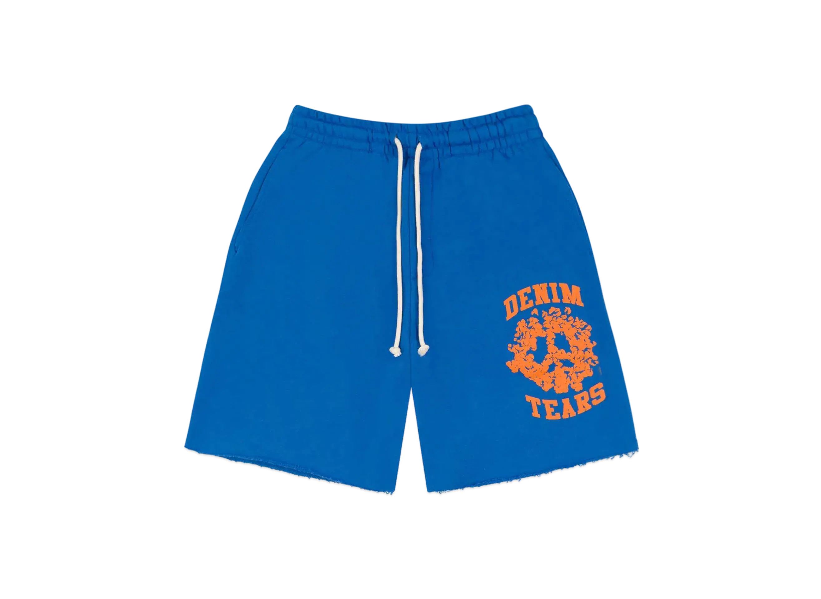 DENIM TEARS Denim University Sweat Shorts "Royal Blue"