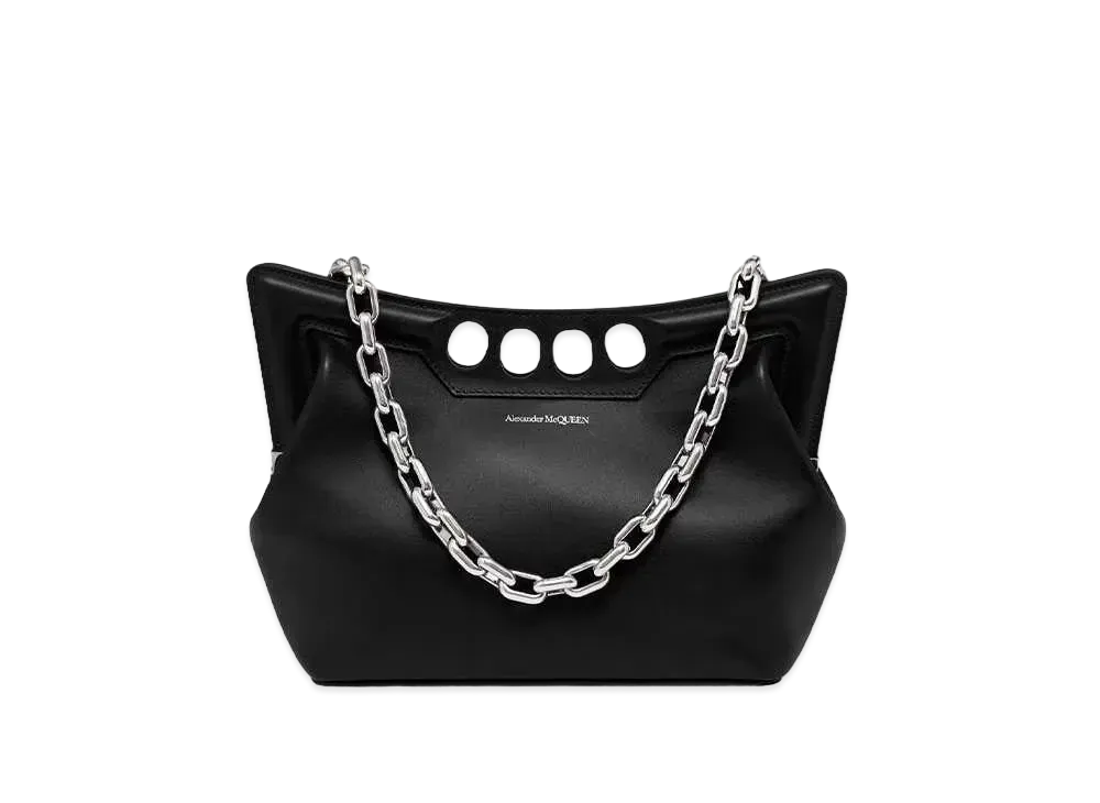 Alexander McQUEEN Peak Bag Small "Black"