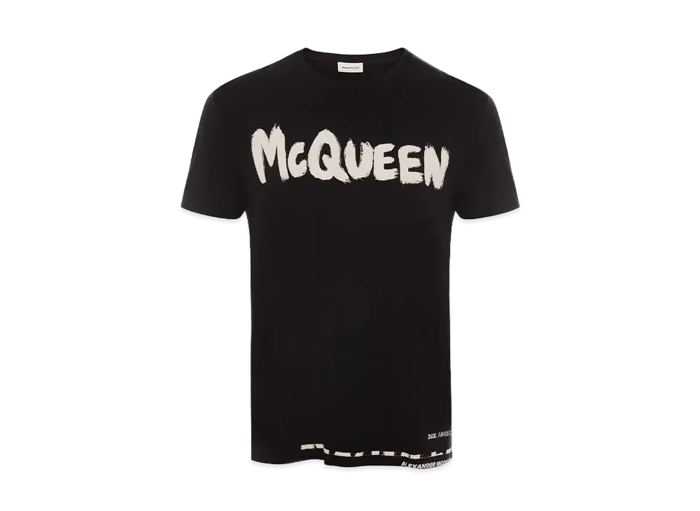 Alexander McQUEEN McQueen Graffiti T-shirt "Black"