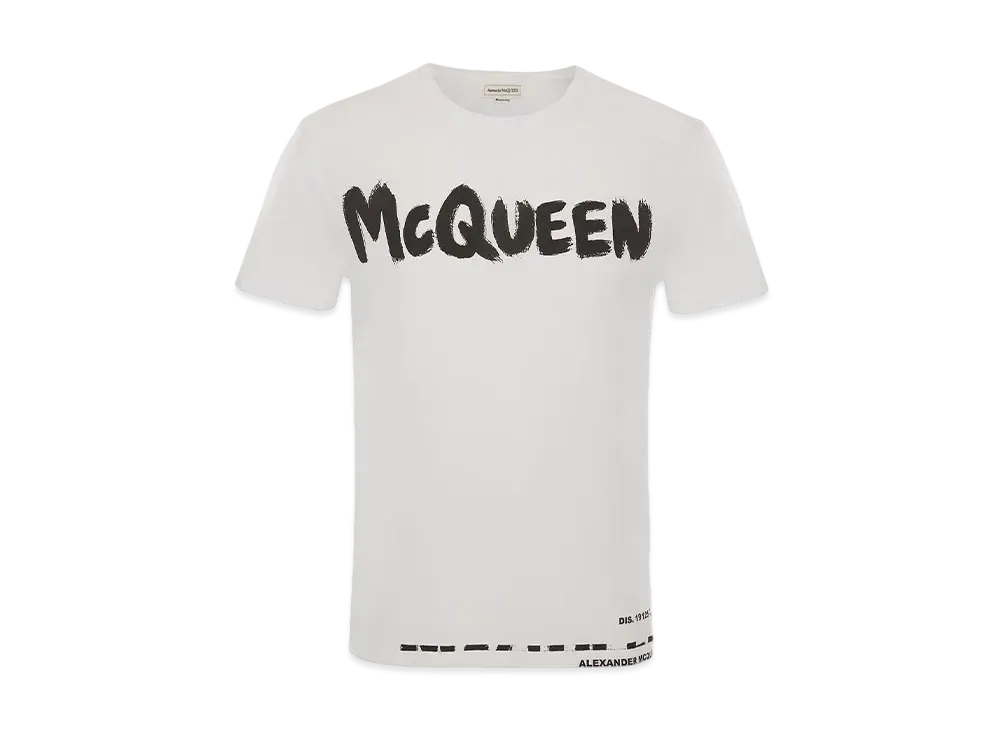 Alexander McQUEEN McQueen Graffiti T-shirt "White"