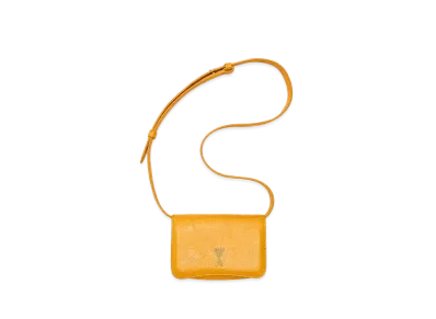 AMI PARIS Strap Card Holder "Mustard"