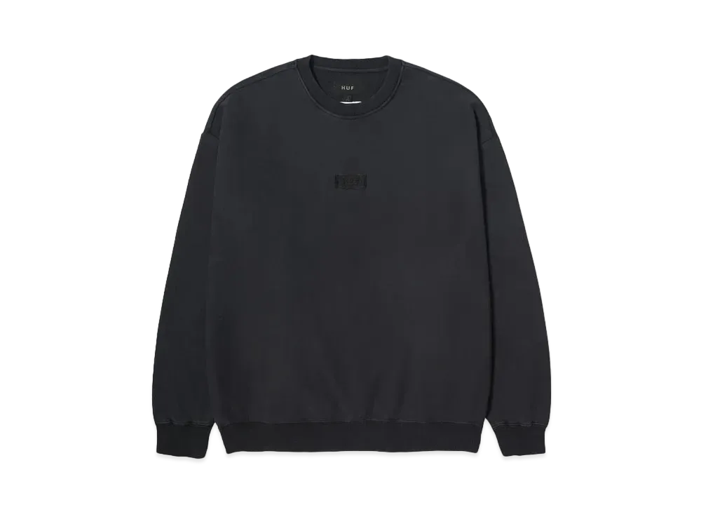 HUF Mason Crewneck Fleece "Washed Black"